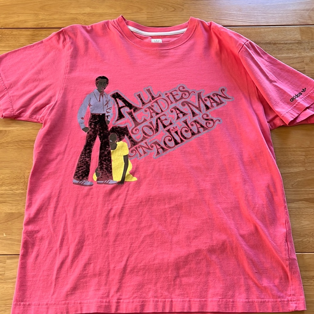 Adidas Originals” Ladies Love A Man In Addidas” L T Shirt